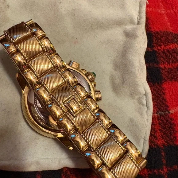 COPY - Judith Ripka Gold and Pink mother of pearl Women's Watch - Picture 4 of 9